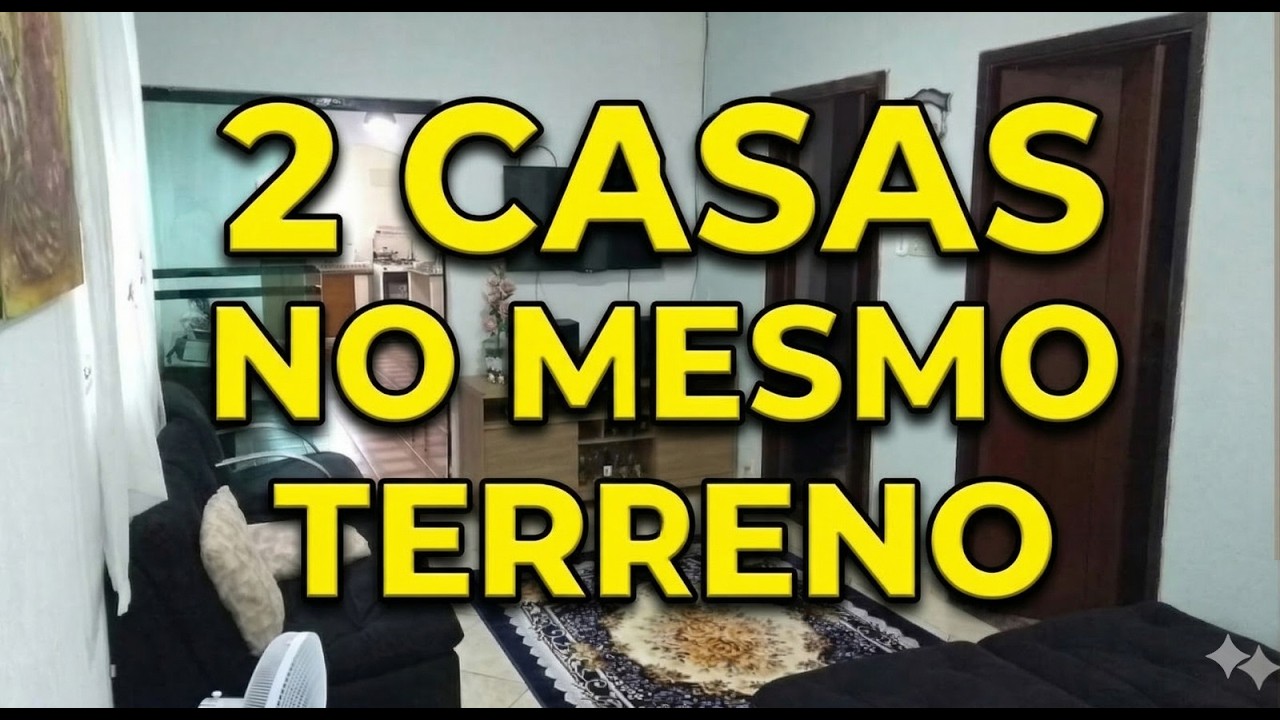 TERRENO GIGANTE COM DUAS CASAS: O SONHO DA FAMÍLIA OU INVESTIMENTO PERFEITO!