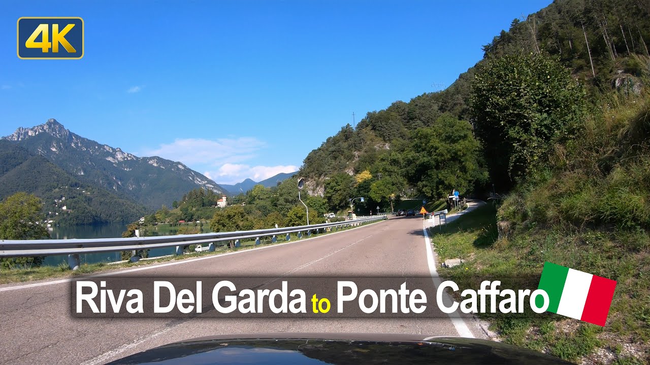 Driver's View: Driving Riva del Garda to Ponte Caffaro, Italy 🇮🇹