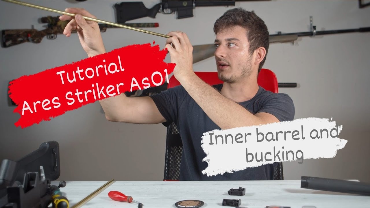 [Tutorial ] How to upgrade Ares Striker AS01 : Inner barrel - Bucking - Hopup unit and TDC