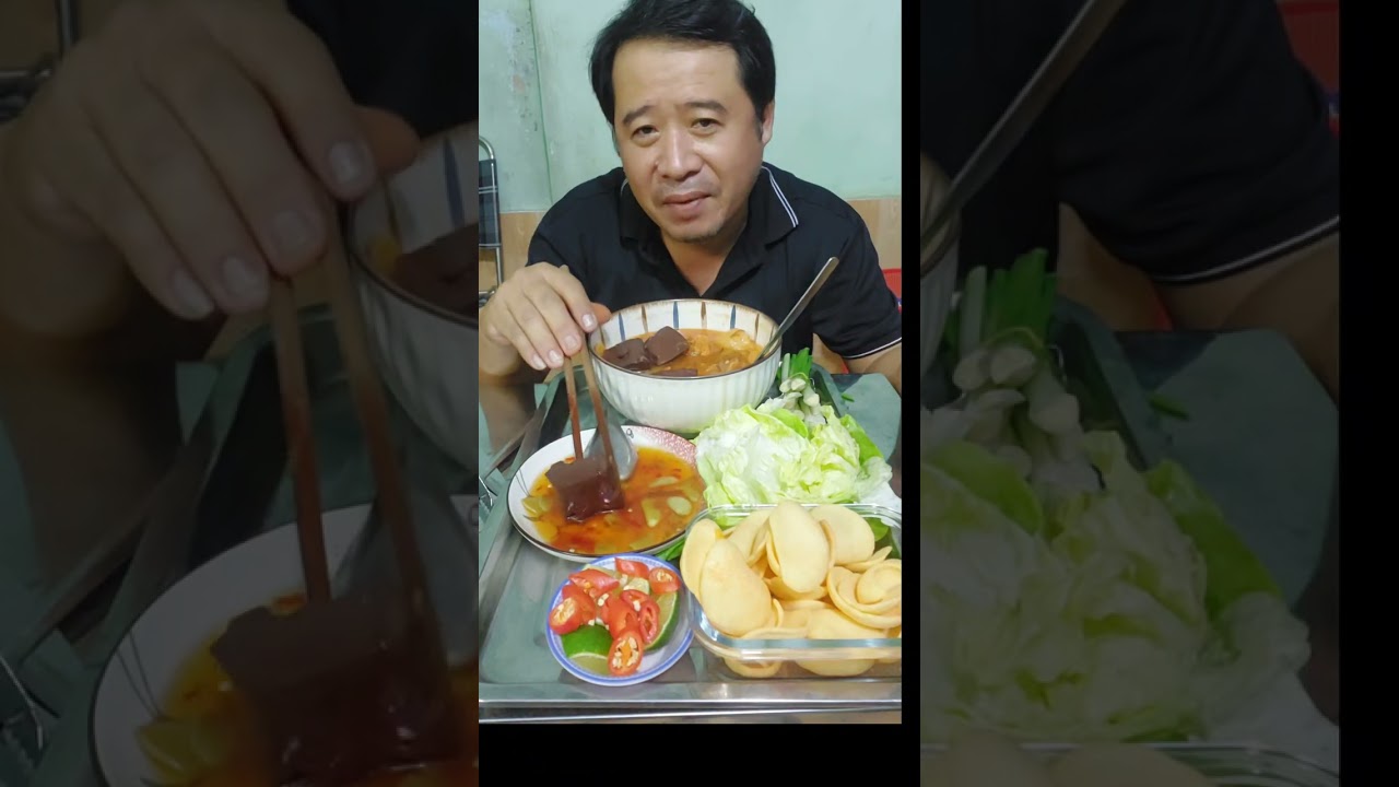 Bánh canh giò heo  .@giangtranvlog9861 .