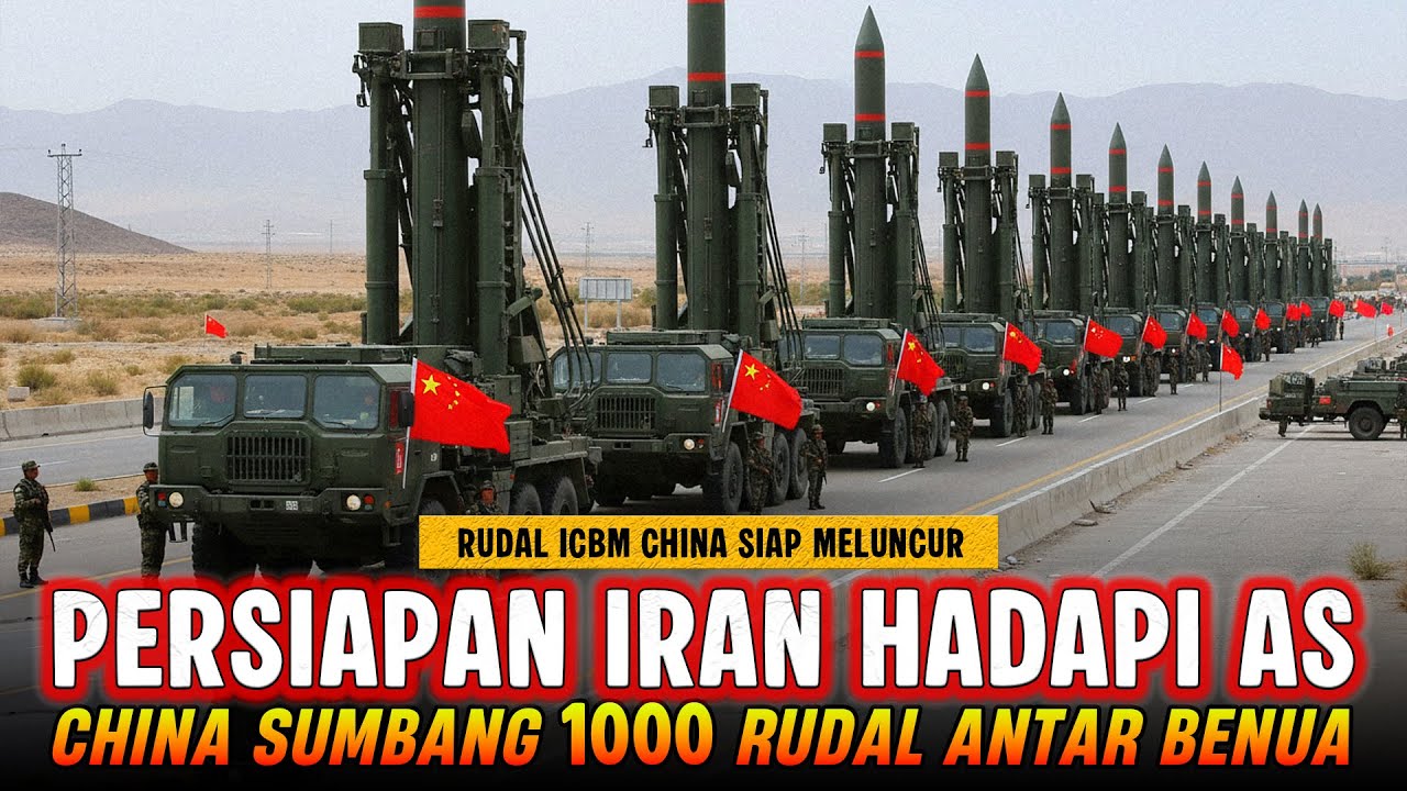 CHINA UNJUK KEKUATAN‼️1000 RUDAL ANTAR BENUA CHINA BERADA DI IRAN , TRUMP JADI WAS WAS?