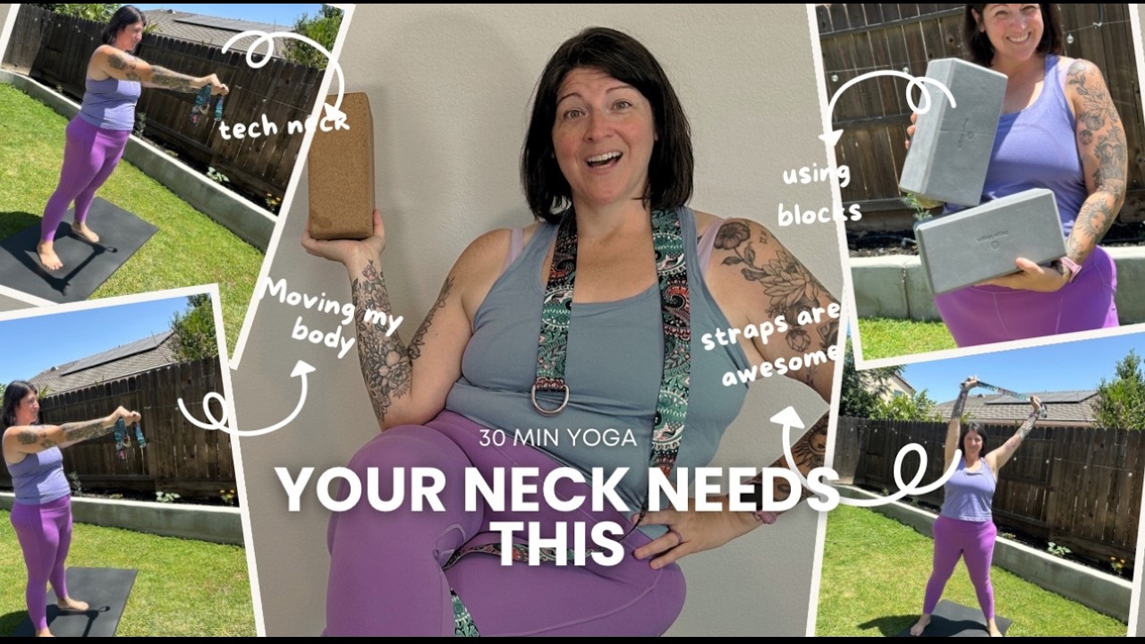 Your Neck Called… It Needs a Break | Shoulder & Neck Relief Yoga for Tech Neck