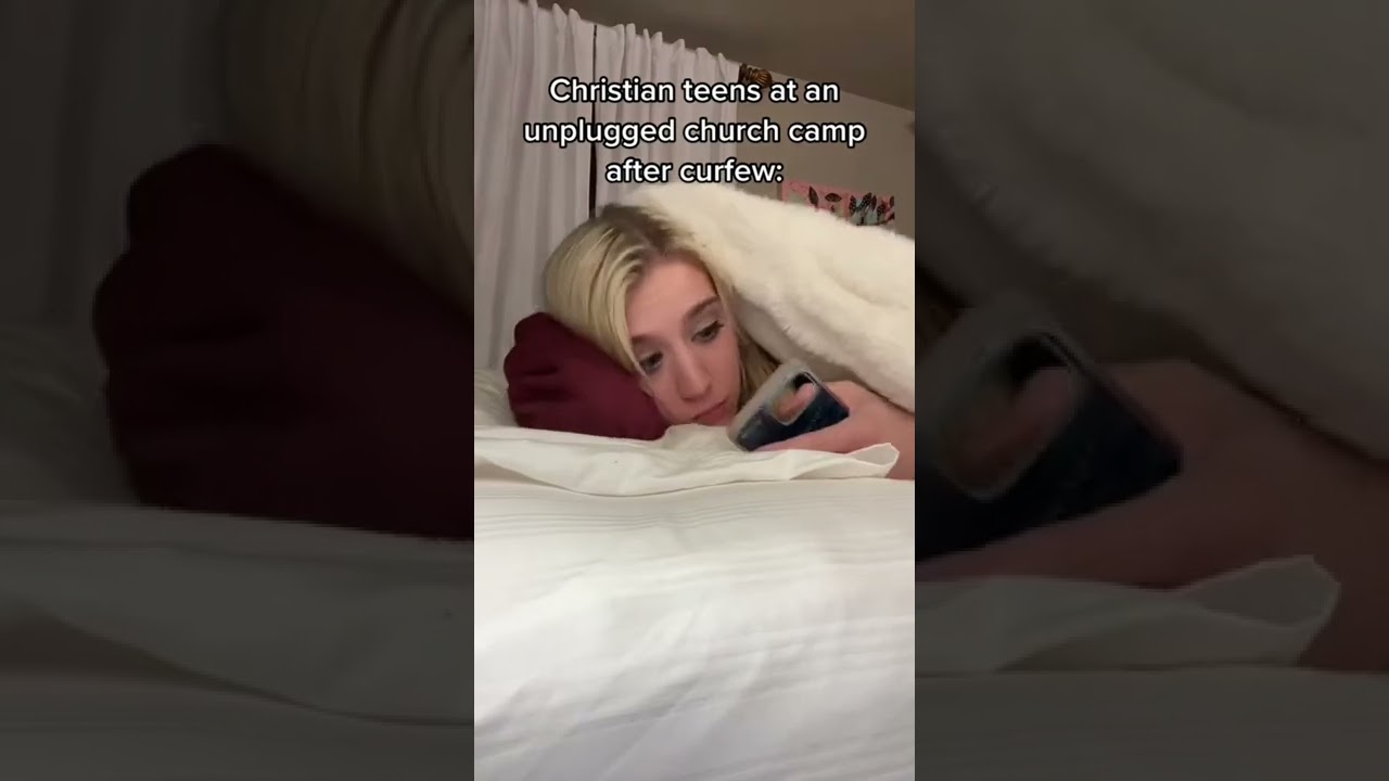 Christians teens at church camp
