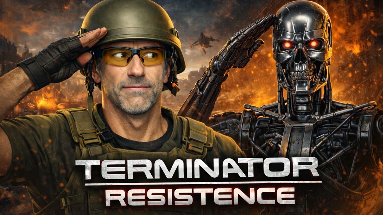 PLAYING THE BEST TERMINATOR GAME EVER!  TERMINATOR RESISTANCE PART 1