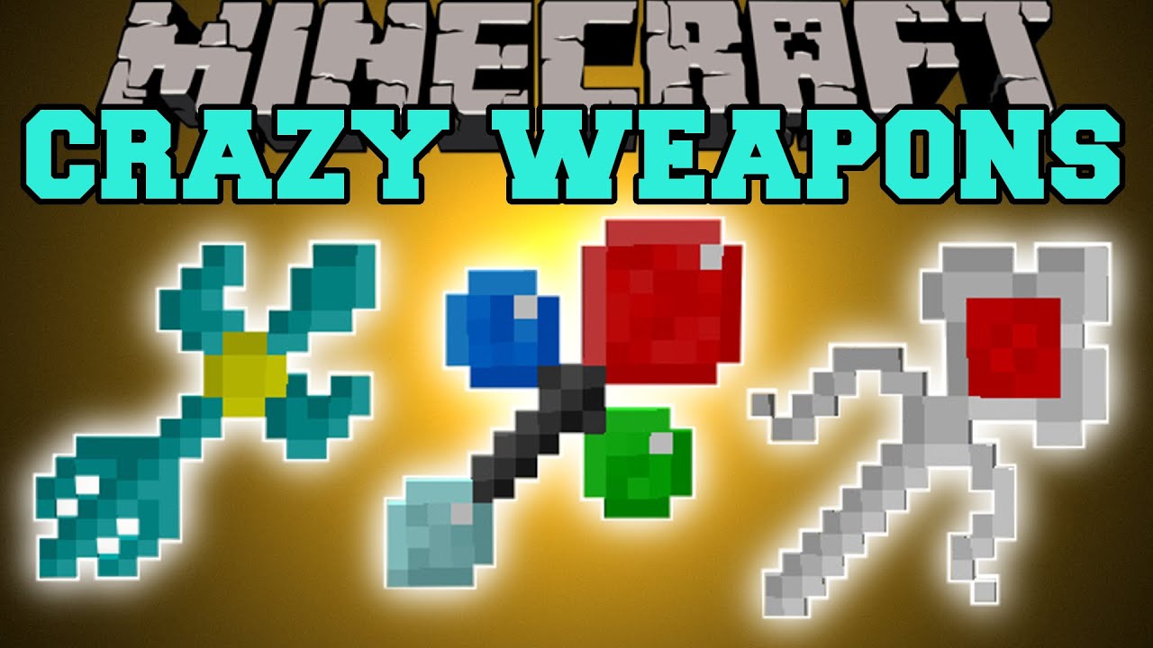 Minecraft: БЕЗУМНОЕ ОРУЖИЕ (ЭЛЕМЕНТЫ, ЛЕТАЮТ, ВЫРАЩИВАЮТ ДЕРЕВЬЯ И ВЗРЫВАЮТ ВСЕ!) Мод-витрина