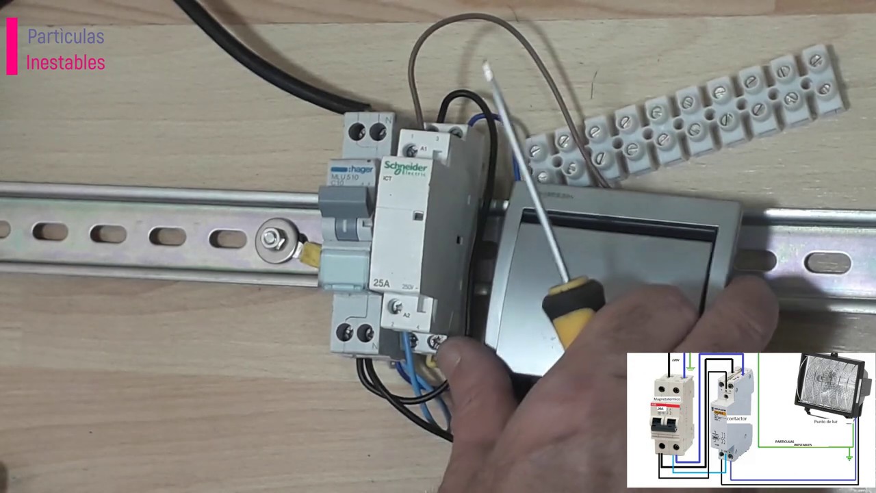 COMO SE CONECTA UN CONTACTOR