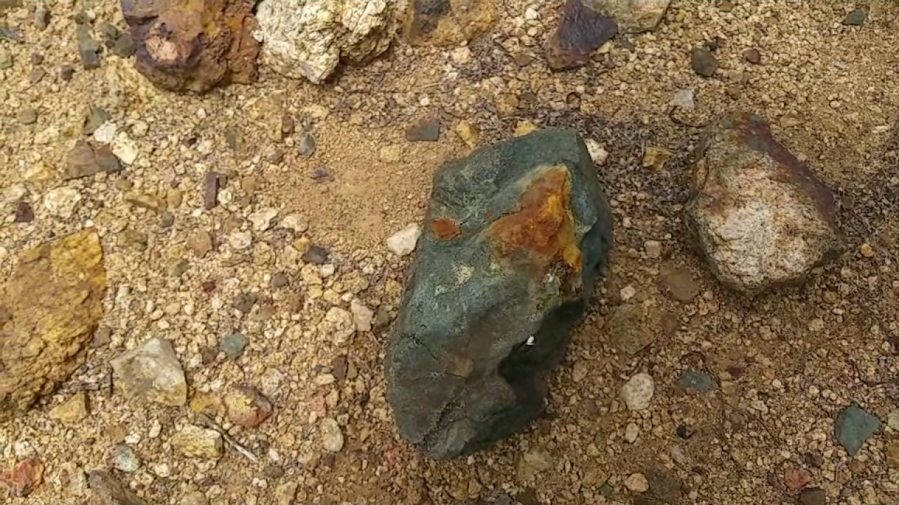 Ore Dump At Green Mountain Gold Mine