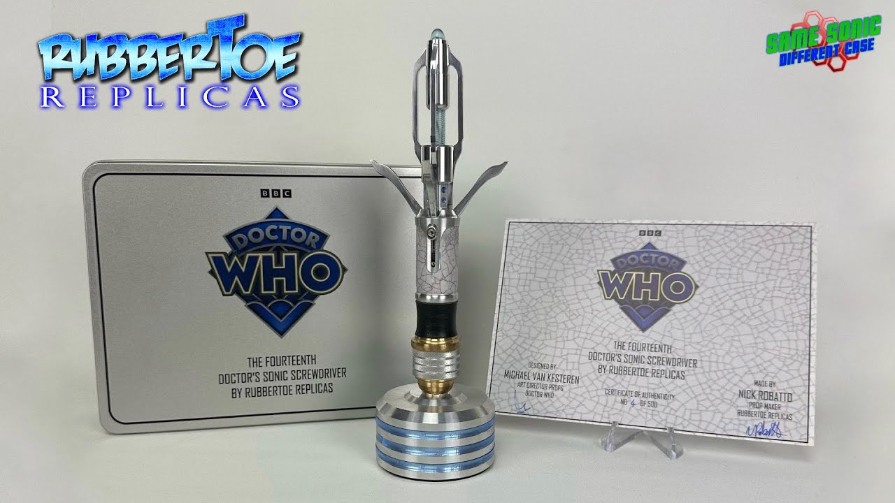 Rubbertoe Replicas - Fourteenth Doctor's Sonic Screwdriver