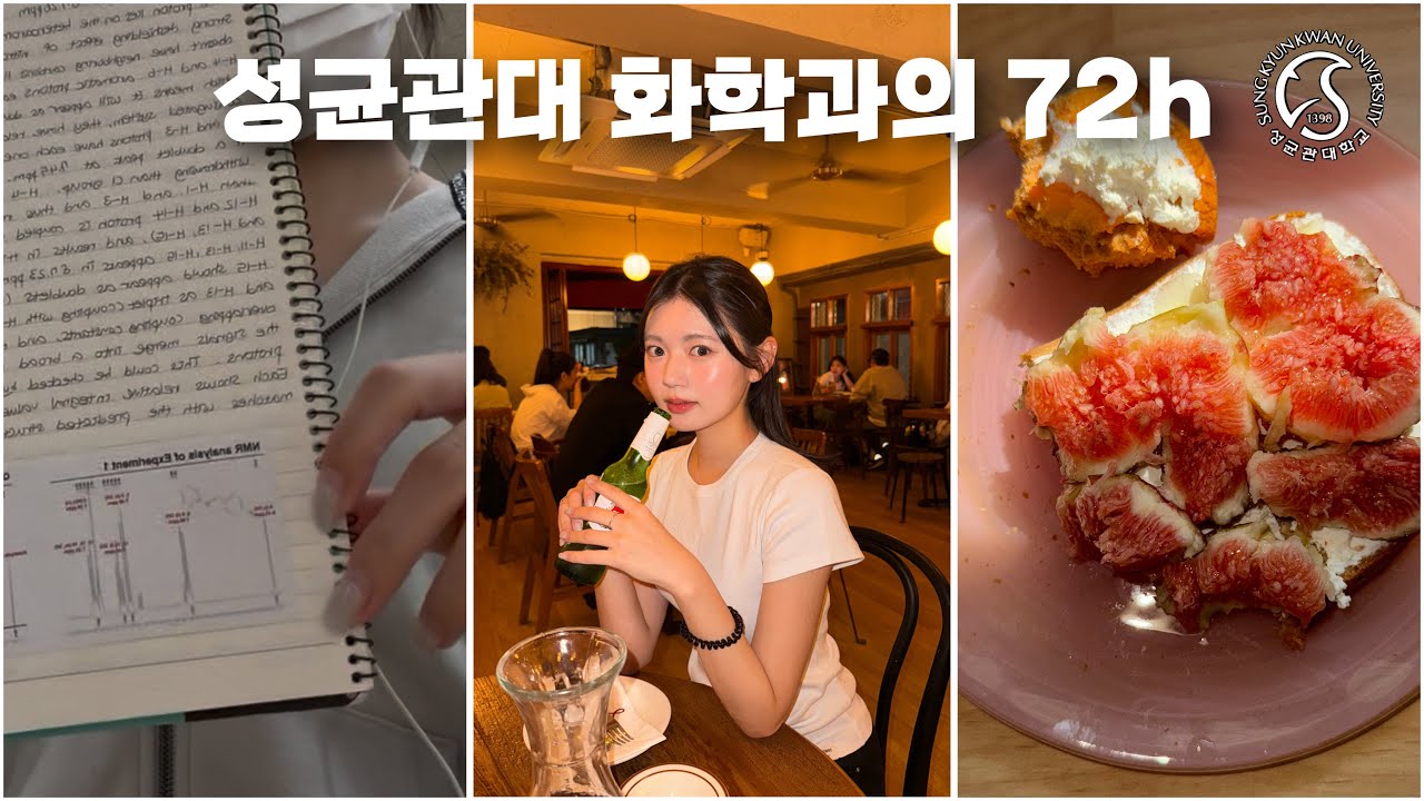 𝑽𝑳𝑶𝑮ㅣ☘️성균관대생의 평일 72시간 ⏰ㅣ행궁동에서 피맥 🍕🍺ㅣ전공 실험 📚ㅣ커피 대신 마시는 카페인☕️
