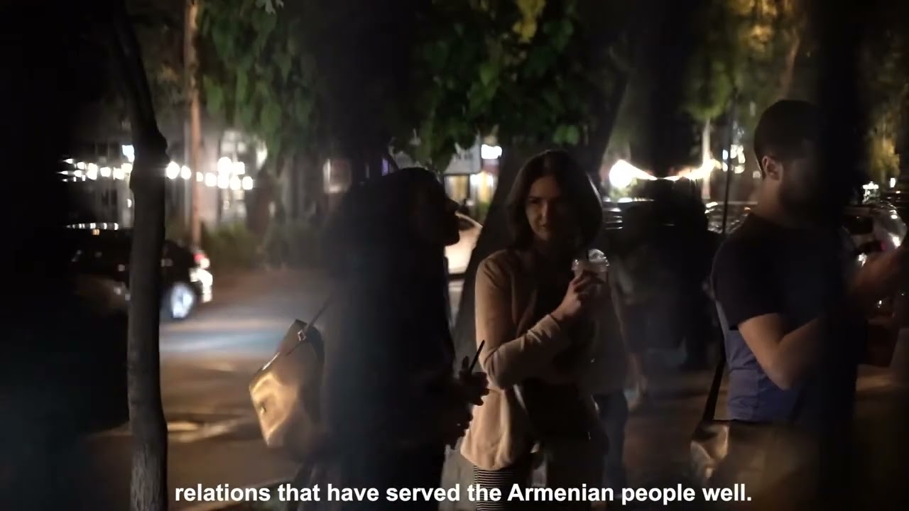 Europe Day 2021 Projection. Hovhannes Tumanyan