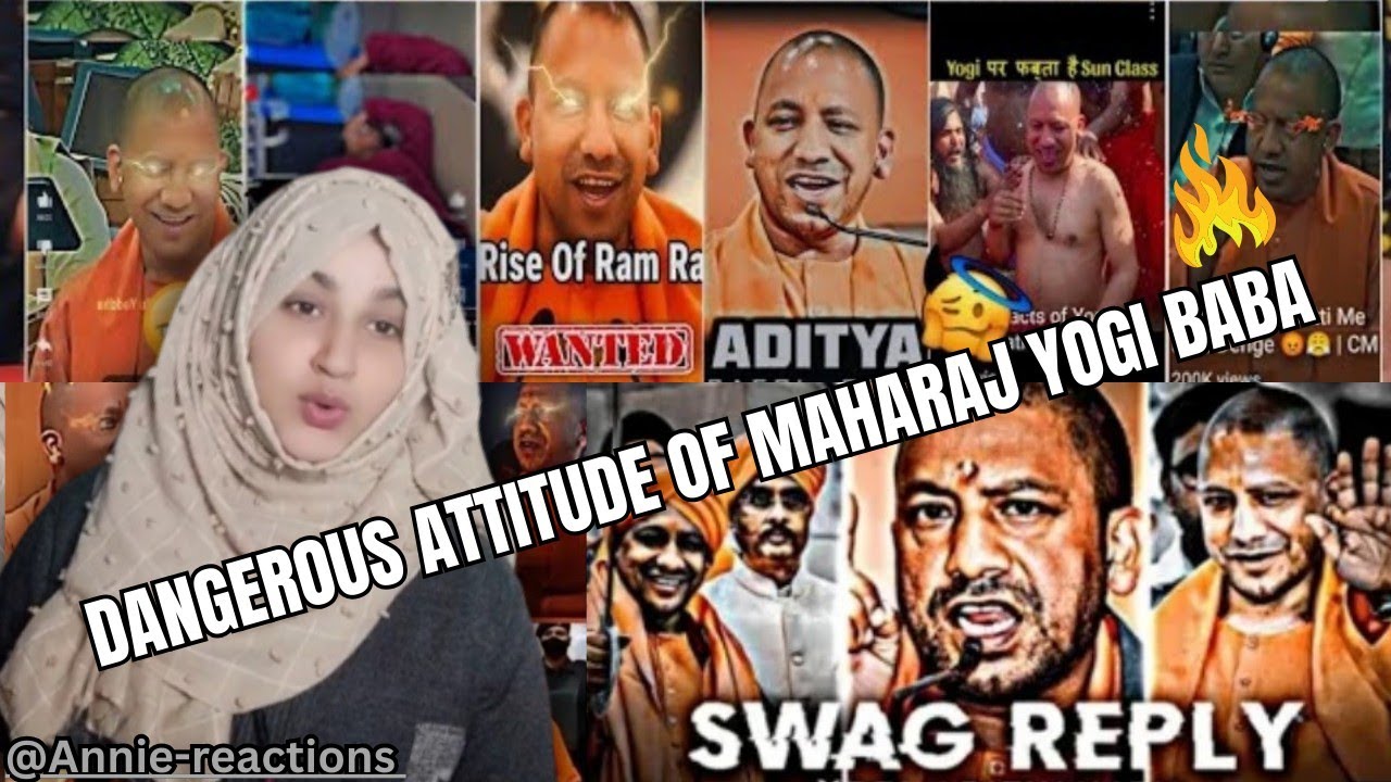 Pakistani Girl Reaction On YOGI ADITYANATH Full Attitude Videos 🔥 | CM YOGI ADITYANATH Thug Life 😈🔥
