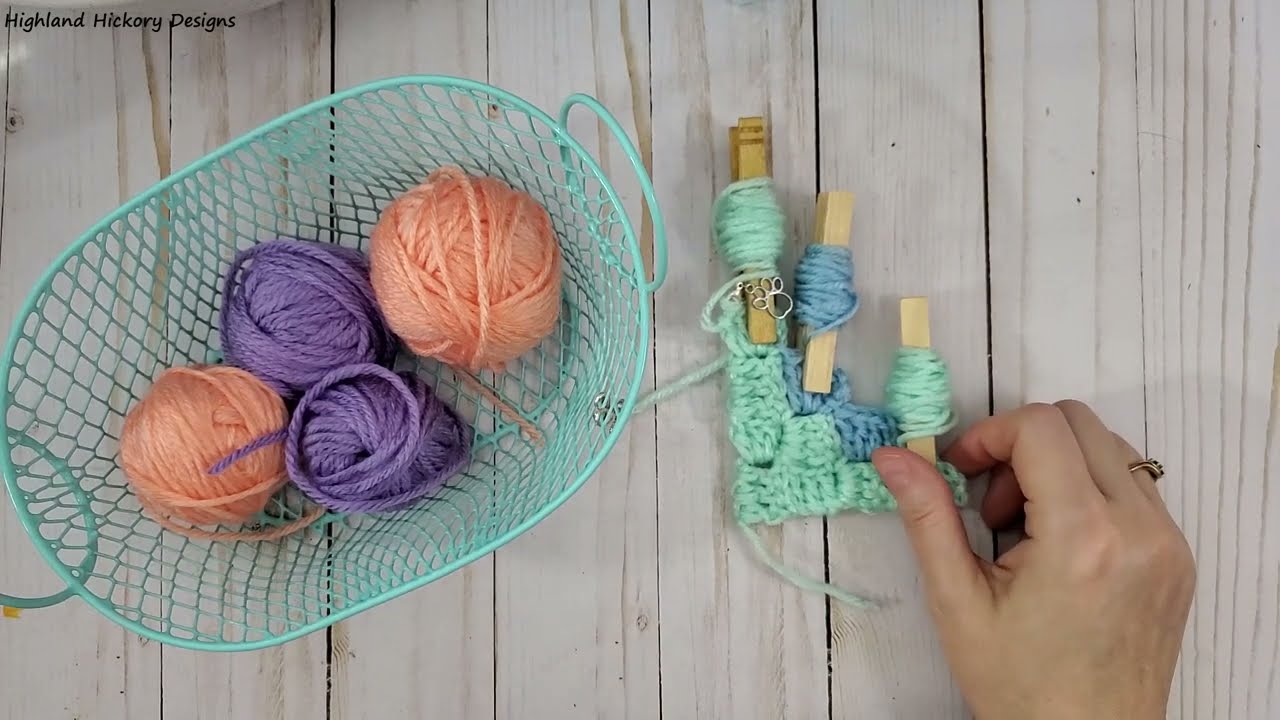 C2C Series: Video #17 -- Tapestry Crochet: #13 -- How To Organize Yarn Balls/Bobbins