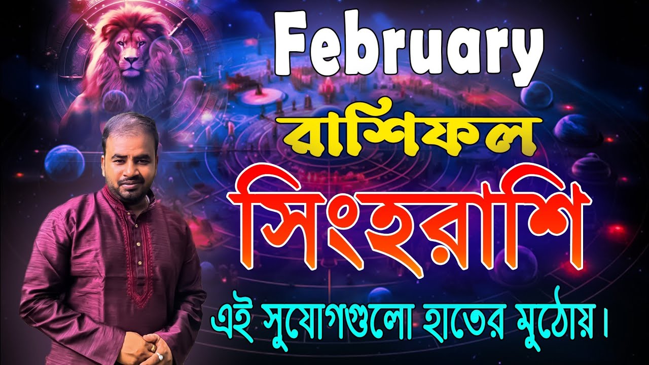 Singh Rashi February 2026 | সিংহরাশি ফেব্রুয়ারী মাস কেমন যাবে ? Leo February Horoscope !