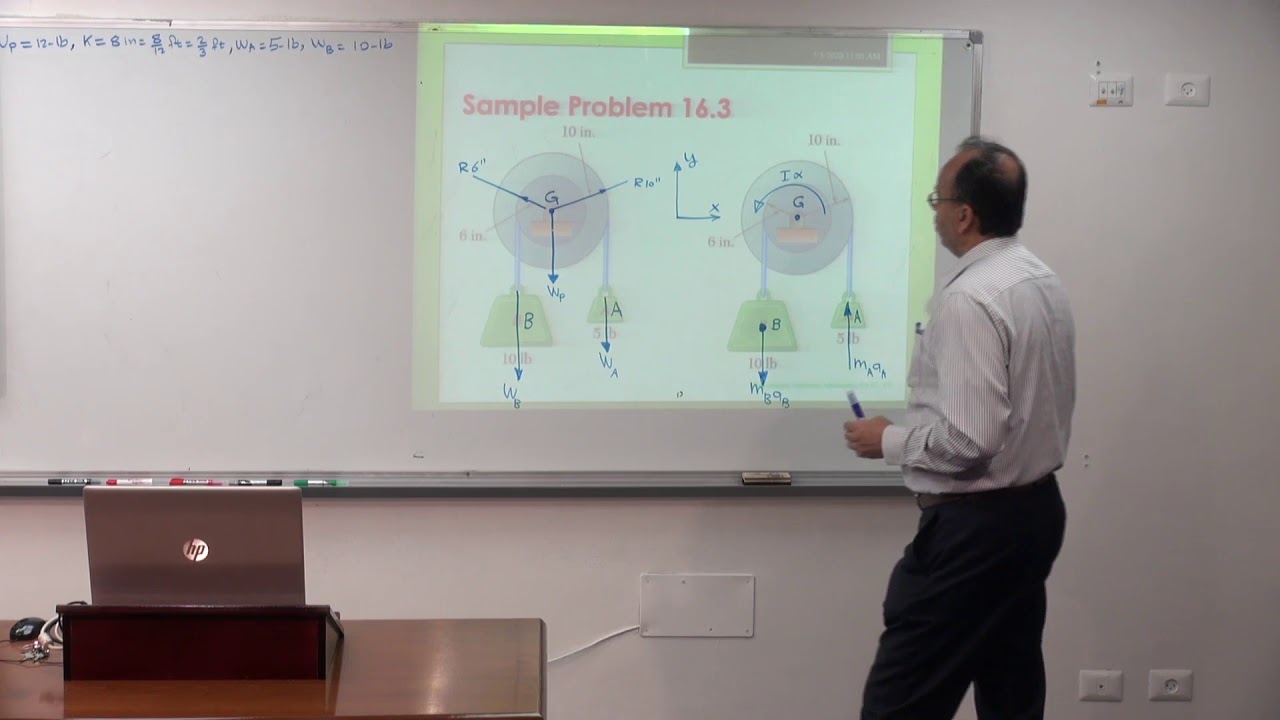 Dynamics | Lecture 23: Plane Motion of Rigid Bodies, Forces and Acceleration: Lecture 2