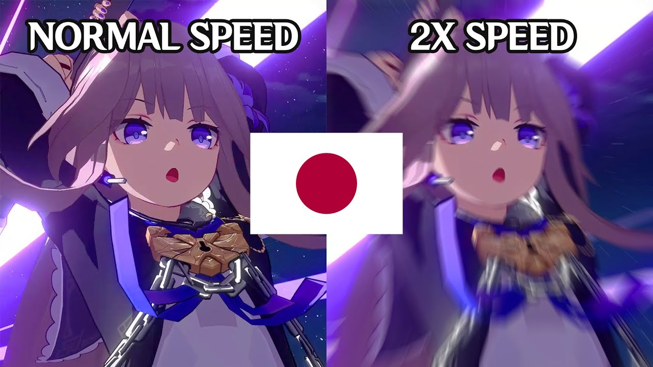 NORMAL vs FAST (JP Dub) ultimate voice lines | Honkai: Star Rail