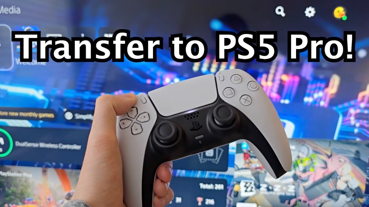 How to Transfer Data, Games & Saves from PS5 to PS5 Pro!