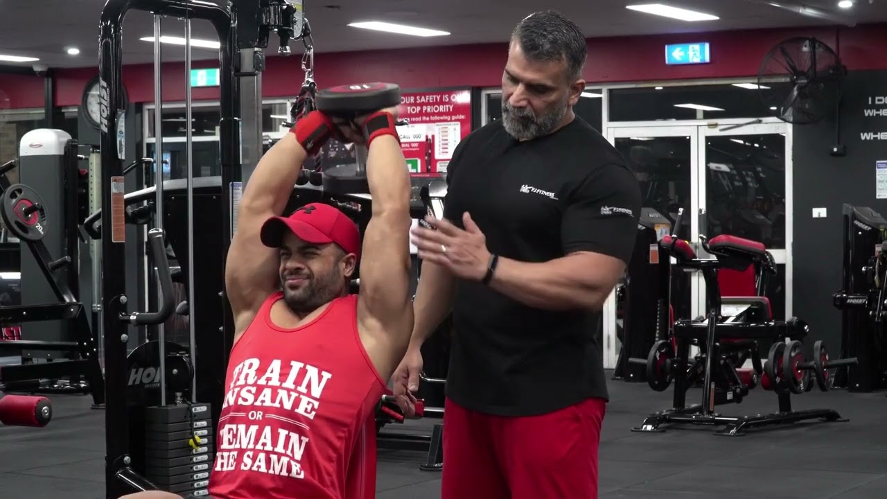 ترايسيس دمبلص مفرد جالس متكئ الظهر اليدين معا        Seated Triceps Press Dumbbell