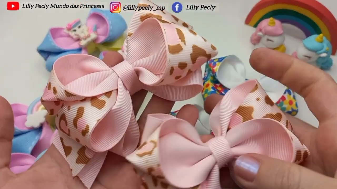 🎀 Fácil  - Laço Lore parzinho Dicas Iniciante.