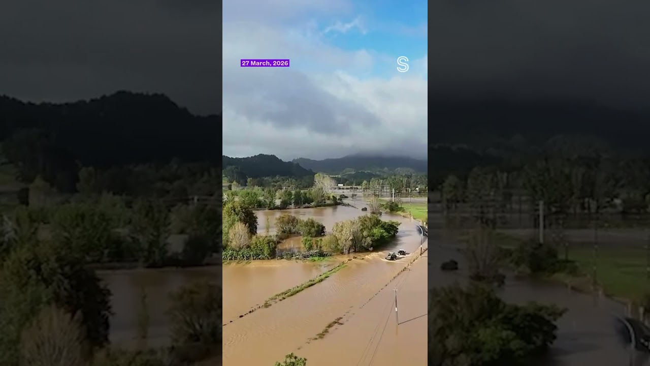 Drone footage shows scale of flooding in Coromandel&rsquo;s Whitianga | Stuff.co.nz
