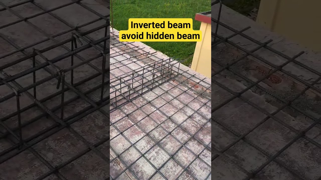 inverted beam in place of hidden beam 