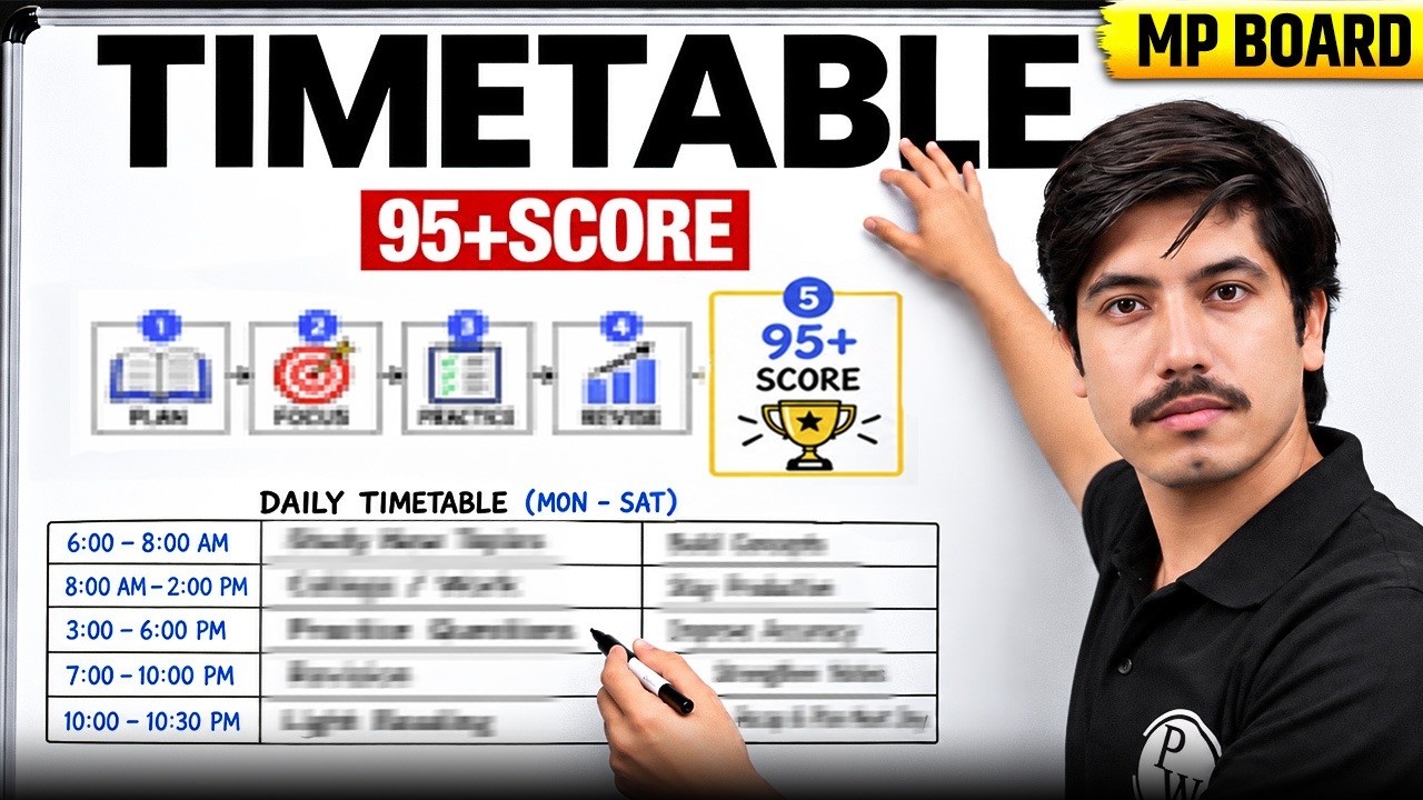 12th Board 2027 😮 This Mistake by 80% of Students ⚠️ | Topper Study Plan | How to get 90%+? | MP ...