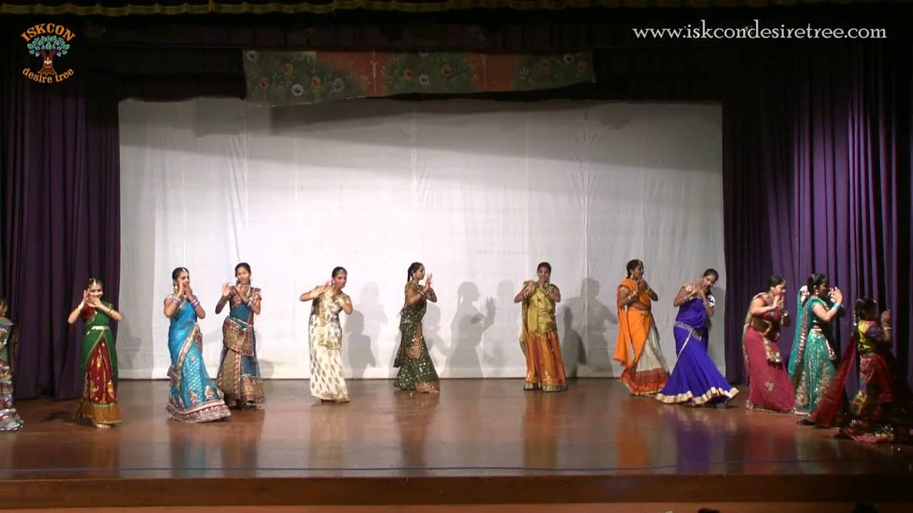 Dance on Jaya Madhava Madan Murari by Matajis at ISKCON Juhu on 28 September 2014