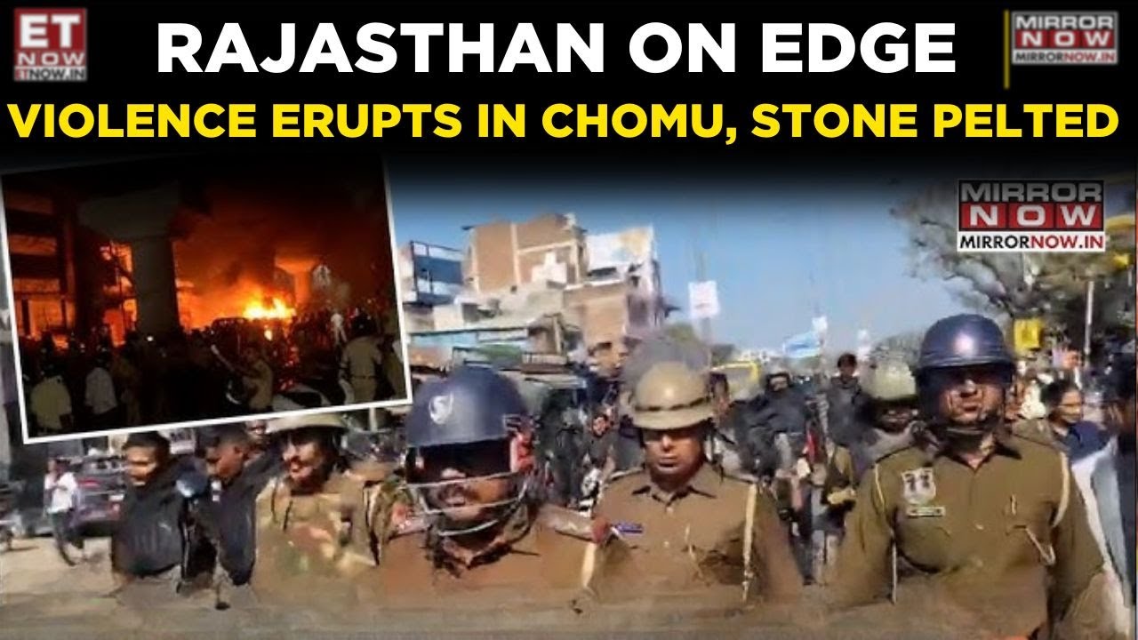 Rajasthan&rsquo;s Chomu Sees Violence Over Mosque Railing Dispute | Stone Pelting, Tear Gas Fired