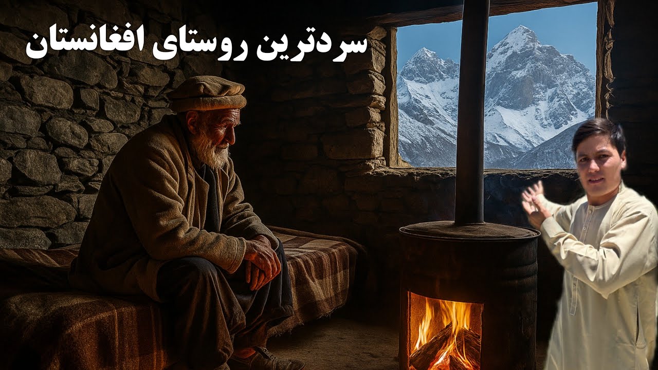 سفر به سردترین روستا در بامیان که ۱۲ ماه بخاری روشن است.