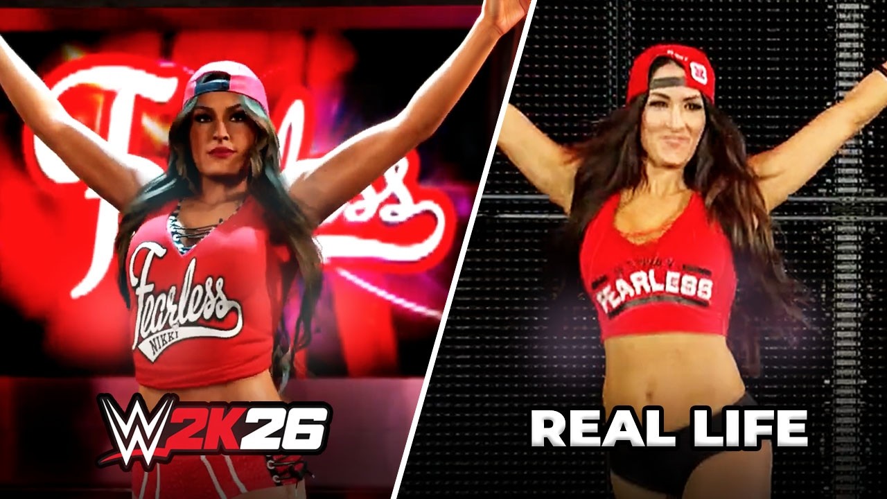 Выходы женщин на ринг в WWE 2K26 — сравнение игры и реальной жизни — Часть 2