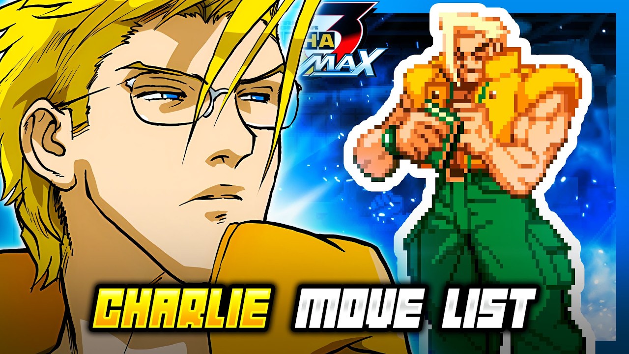 CHARLIE NASH MOVE LIST - Street Fighter Alpha 3 MAX / Street Fighter Zero 3 Double Upper (SFA3)