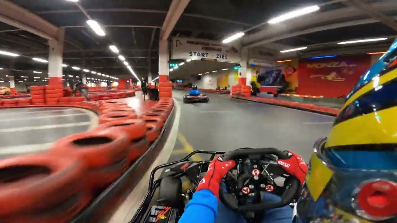Monza Indoor Kartbahn Herne Kartclub NRW Quali P9 Race P7 Bestzeit 37.7