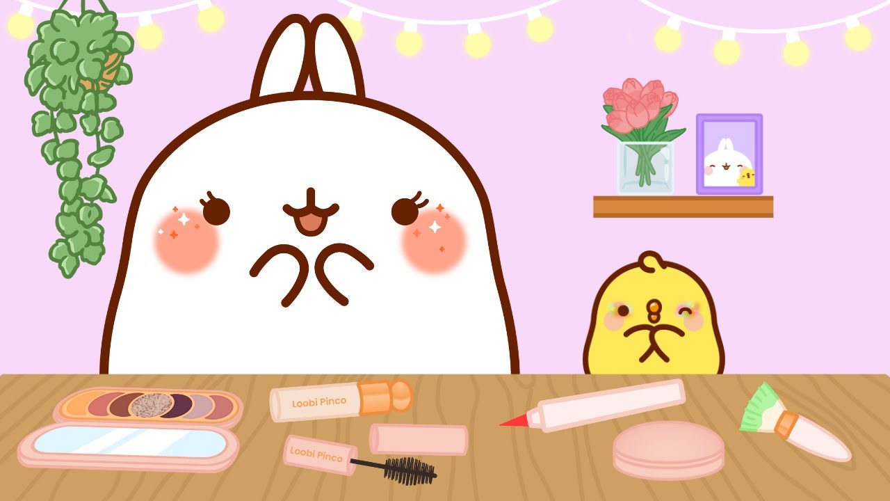Molang and Piu Piu: Pop Star Makeup Tutorial ✨💄