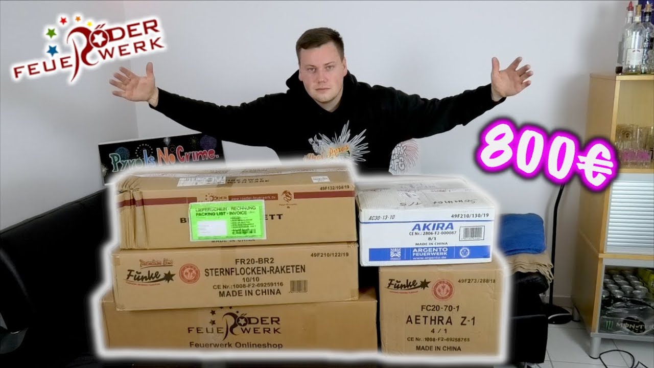 SILVESTER FEUERWERK UNBOXING 2020 💥 | 800€ Röder Feuerwerk Bestellung 🔥🔥🔥