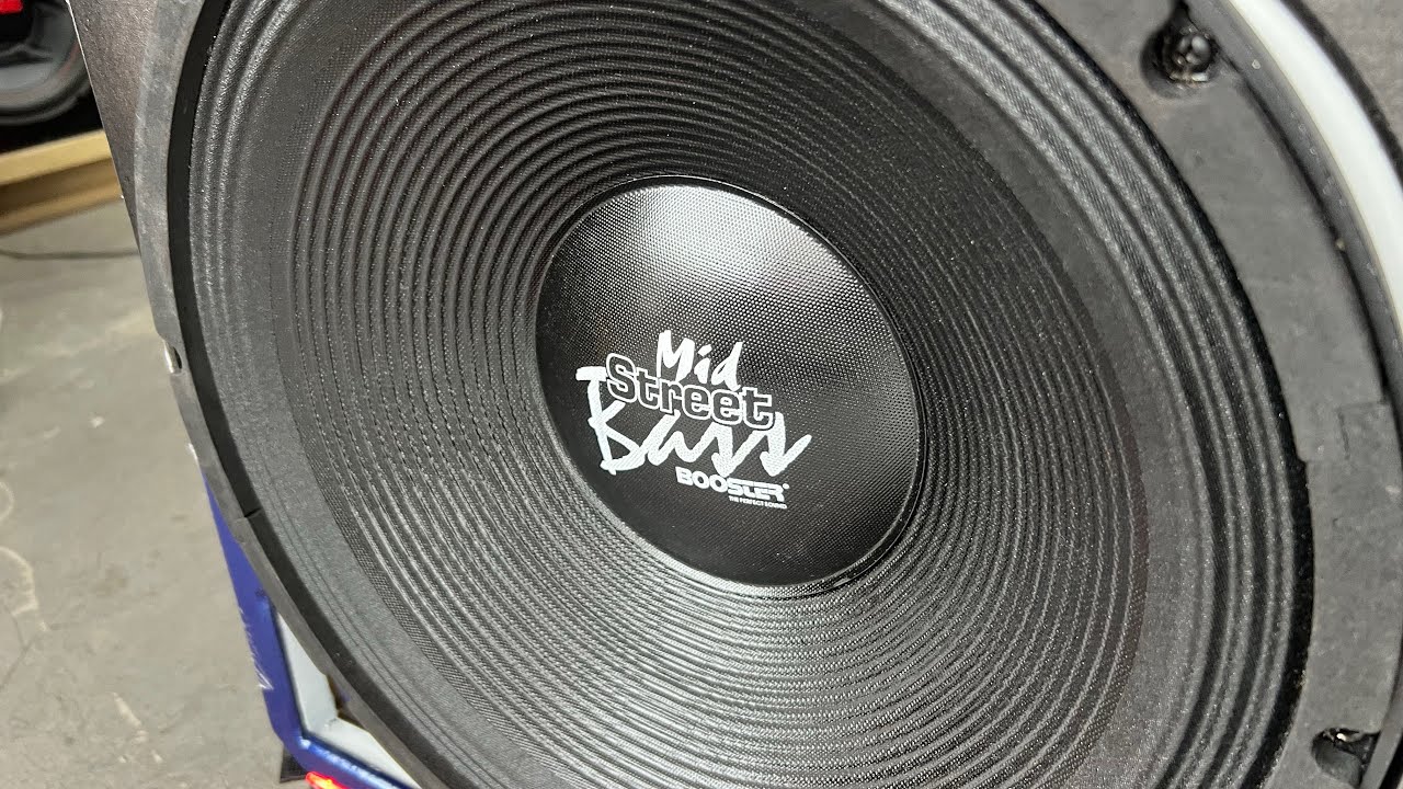 TESTANDO O FALANTE DE 15 BOOSTER MID STREET BASS ! 1000rms 4OHMS ! GRAVE BATE REDONDO !