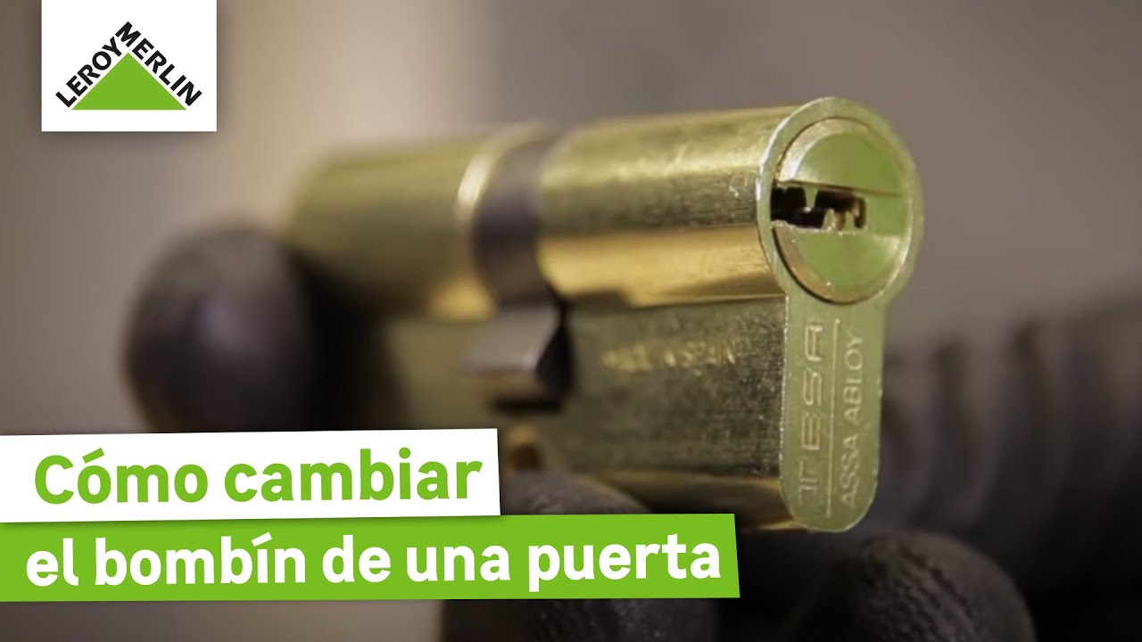 Cómo cambiar el bombín de una puerta ¡Guía paso a paso! | LEROY MERLIN