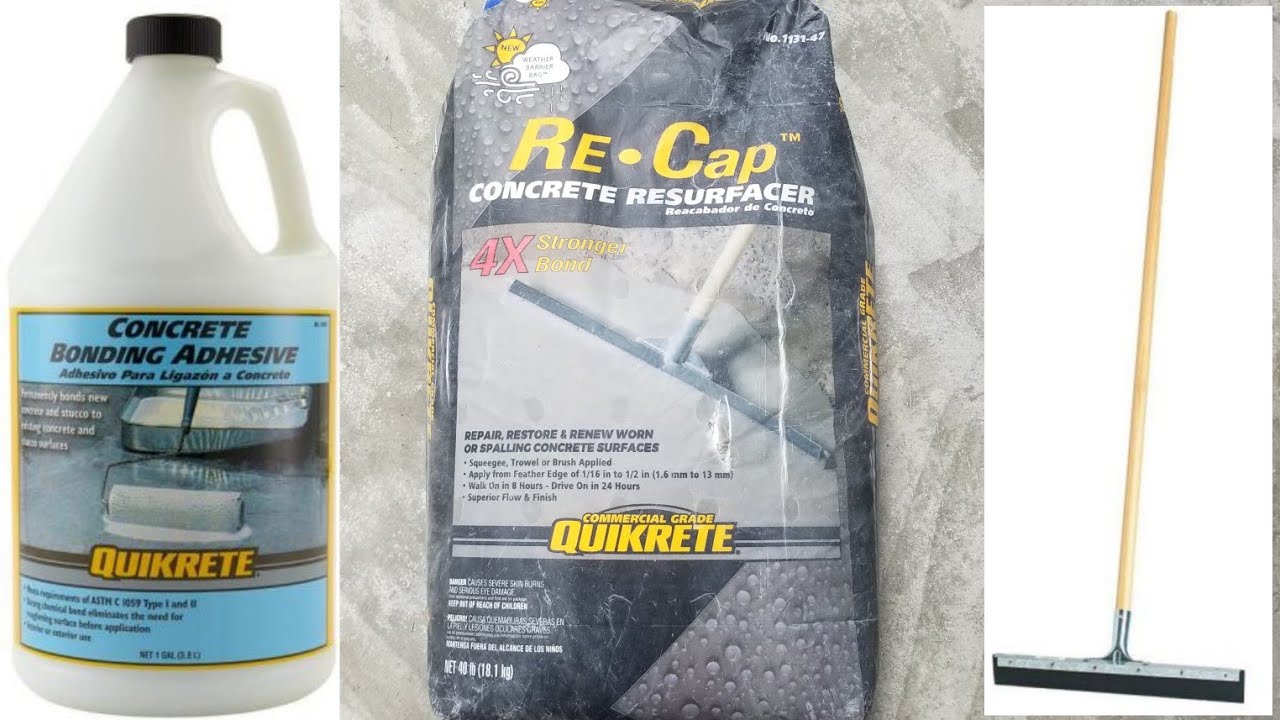 Resurface Concrete With Re-Cap ( Learn From My Mistakes)