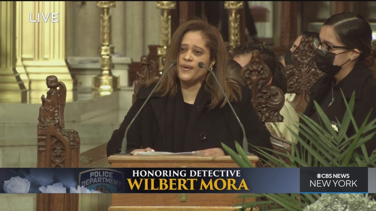 Wilbert Mora's Sister Karina Mora Delivers Eulogy