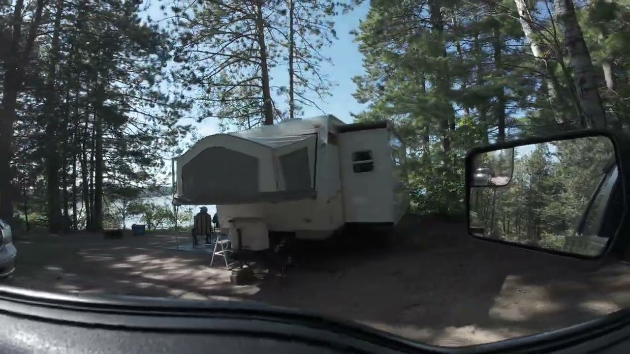 Driftwood Provincial Park campsite tour