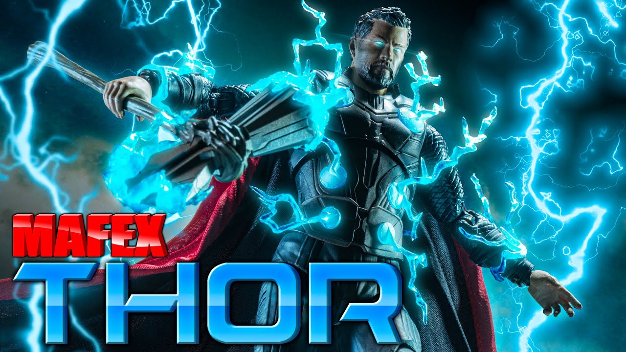 【MARVEL】新たな武器を手に青いイナズマを纏った神が戦場に降り立つ！「MAFEX ソー」を開封！