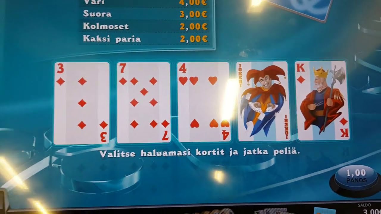 20&euro; vastaan Jokeri pokeri uusintayritys