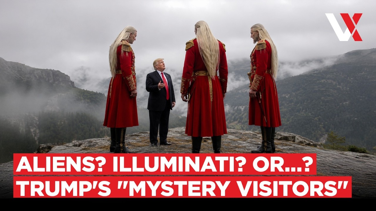 Trump's Alien Meeting At White House? Viral Photo Fuels Alien, Royal Guard, AI Hoax Claims | VERTEX