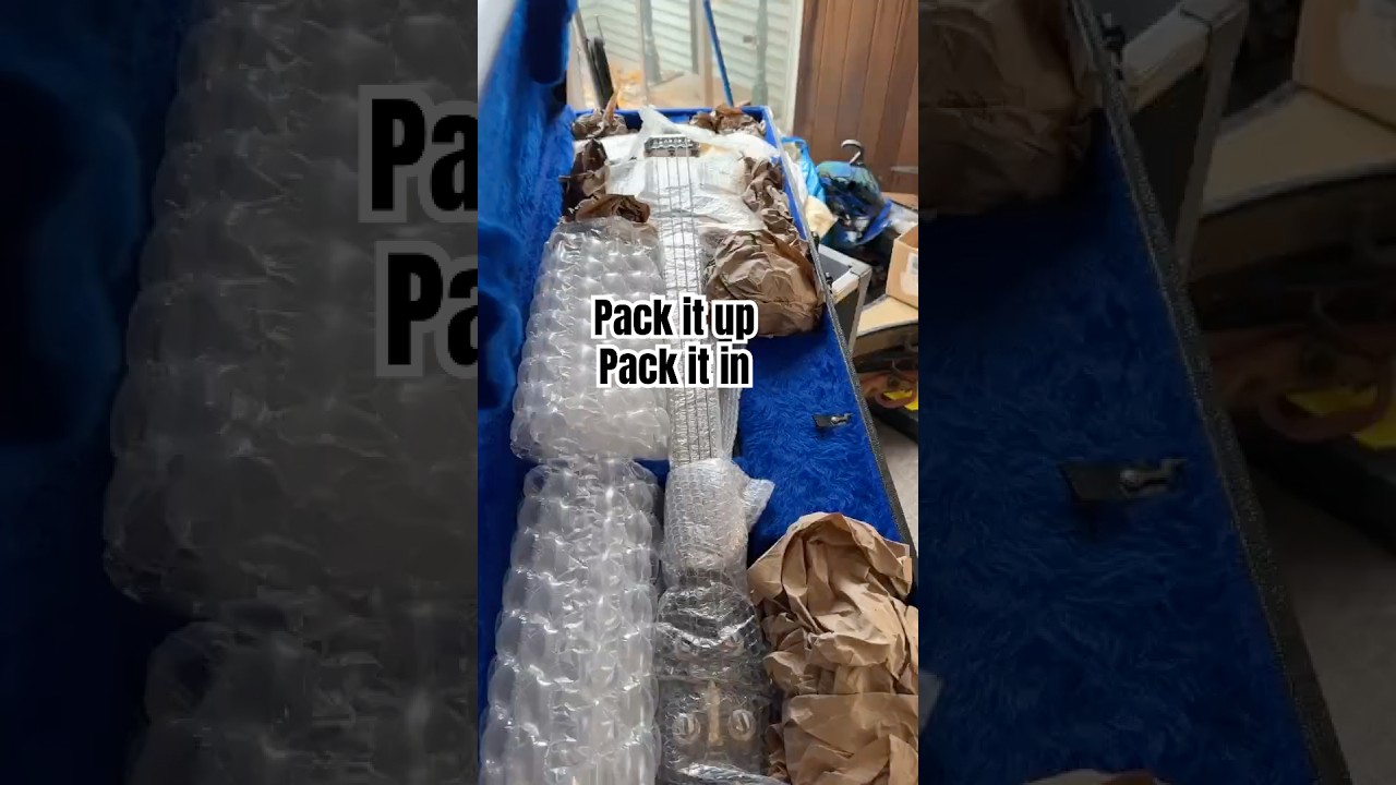 Is this right? #asmr  #guitar #bass #guild #fretless #packing #tips #tipsandtricks #packing