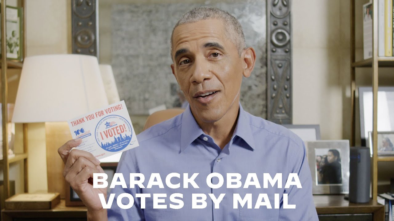 President Barack Obama Shows You How to Vote By Mail | Joe Biden For President 2020