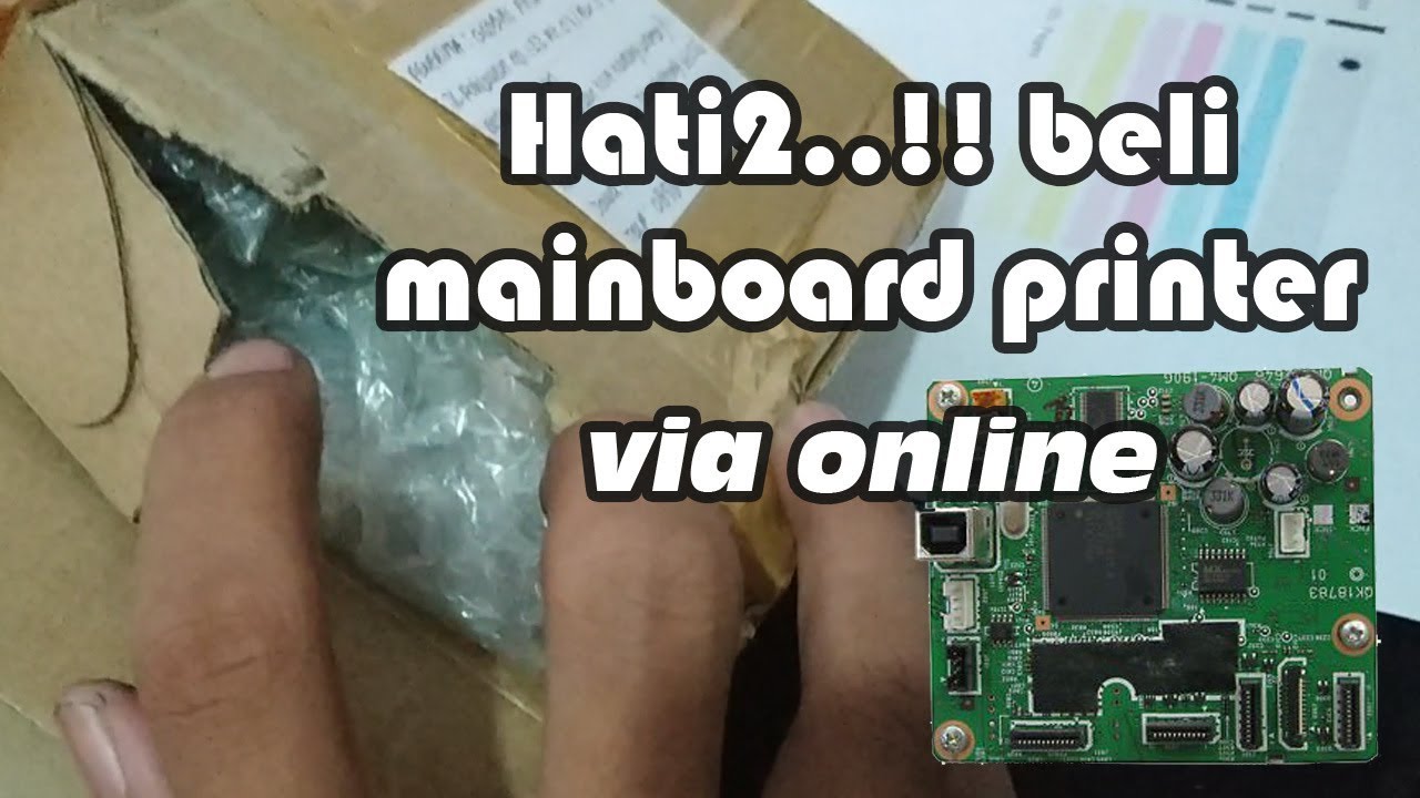 Test Pasang Board / Mainboard Printer Canon mP287