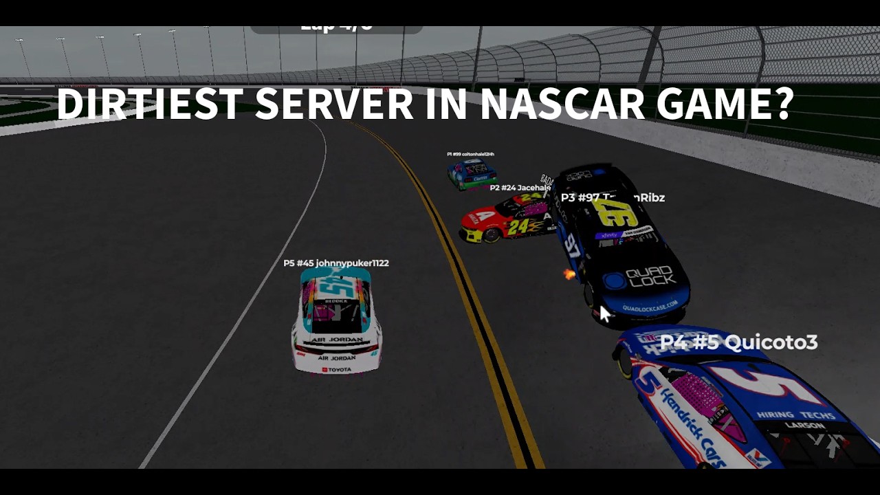 DIRTIEST SERVER IN NASCAR GAME?