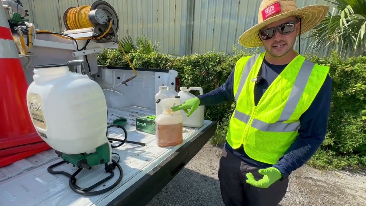 Mixing Roundup For Backpack Sprayer Training