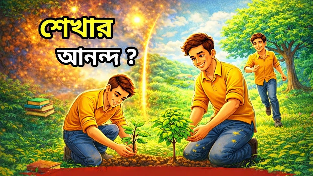 শেখার আনন্দ 🌱 ।। Learning Joy ।। A Beautiful Bangla Story ।।  bengali moral cartun story 