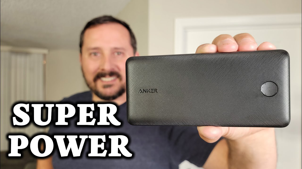 Портативное зарядное устройство Anker, внешний аккумулятор PowerCore Essential 20000 мАч с технол...