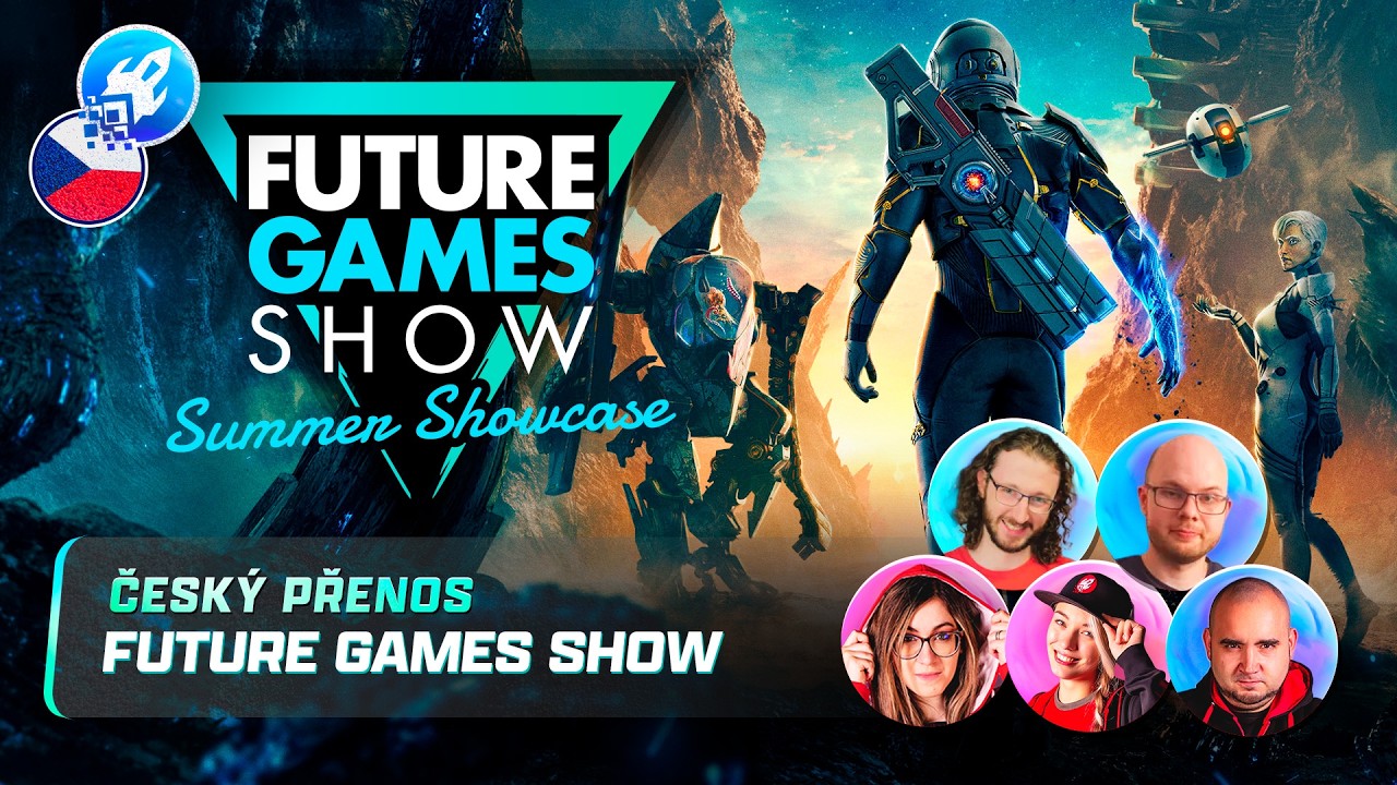 Česk&yacute; stream Future Games Show 2026 (EXODUS + Wholesome Direct + Př&iacute;běhov&eacute; hry)