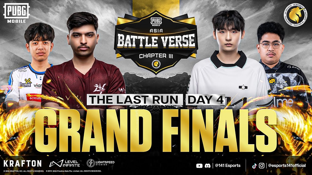 PUBGM BATTLE VERSE ASIA CHAPTER III - THE CONCLUSION - FT. #BTR #4T #ASi8 #BOOM #HORAA #DRS #DRX #DK